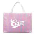 Iridescent Non-Woven Shopper Tote