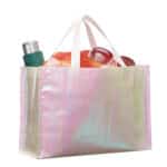 Iridescent Non-Woven Shopper Tote - 6