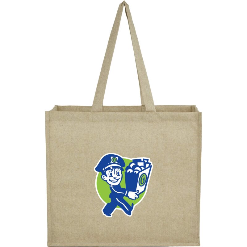 Laminated Cotton Shopper Tote - 8
