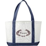 Large Canvas Boat Tote Bag - 8