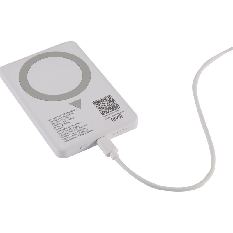 MI Power 5000 mAh MagClick™ 15W Wireless Power Bank - 6