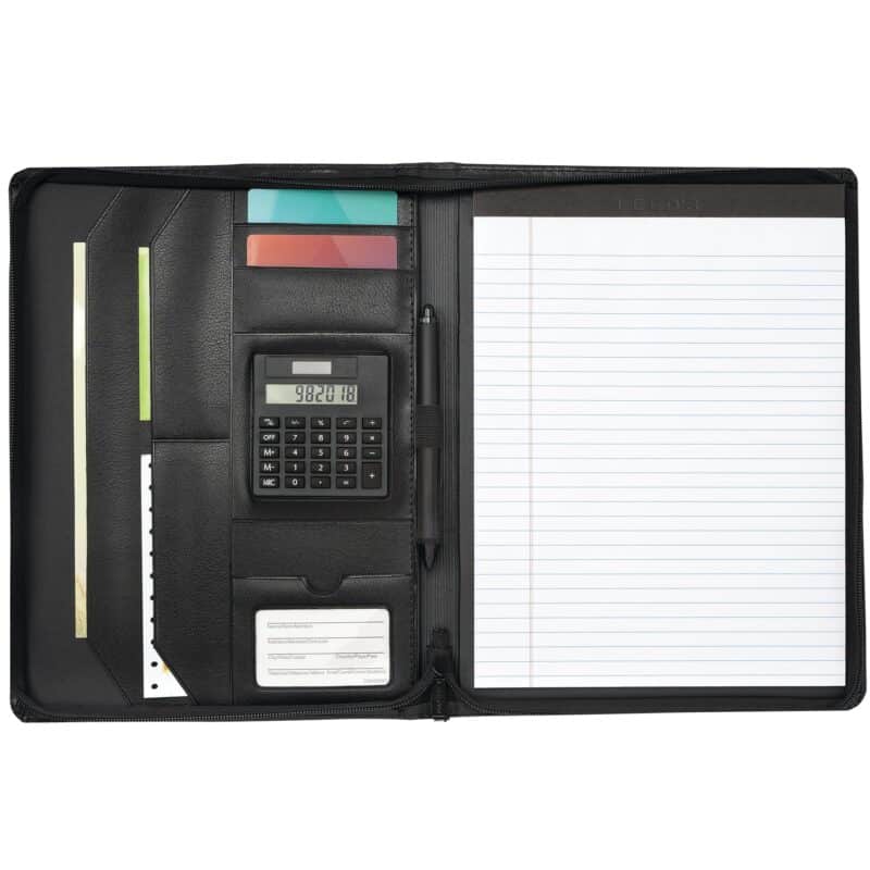 Manchester Zippered Padfolio with FSC® Mix Paper - 5