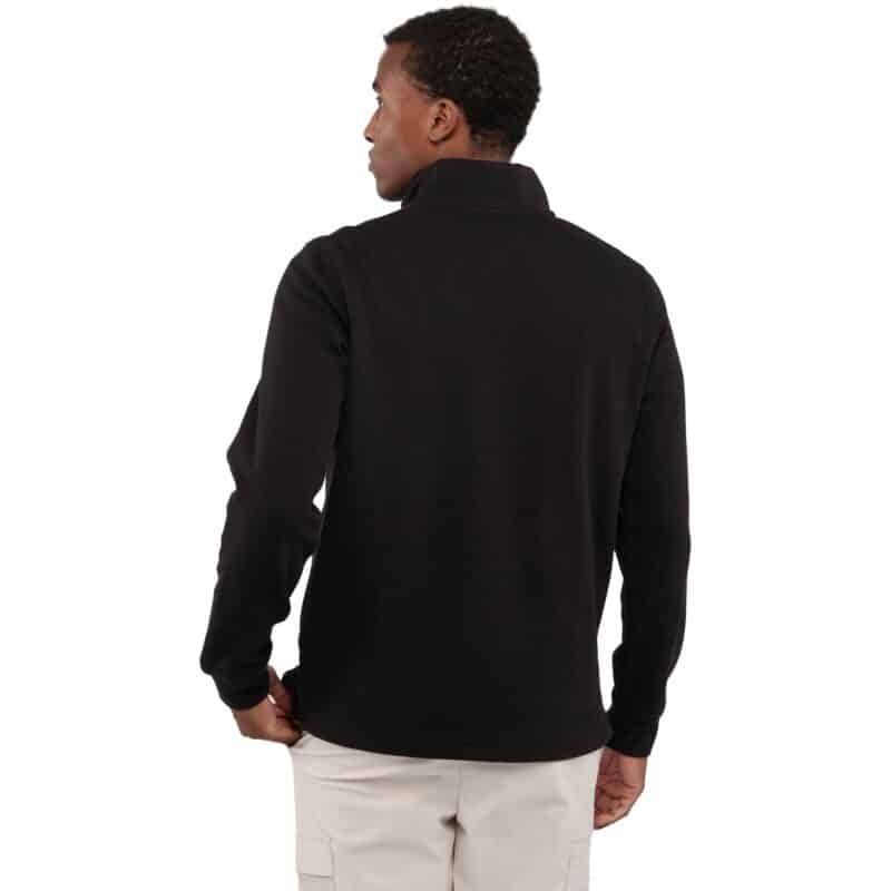 Men's HUDSON Eco Knit Quarter Zip Ribbed Sweater - 2