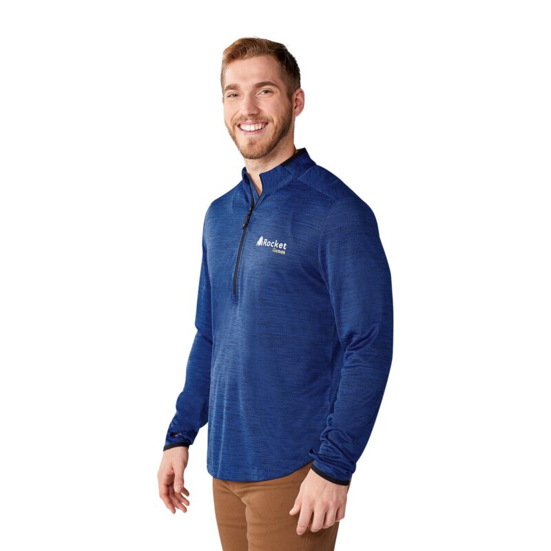Men's MATHER Performance Knit Half Zip with Thumb Holes - 3