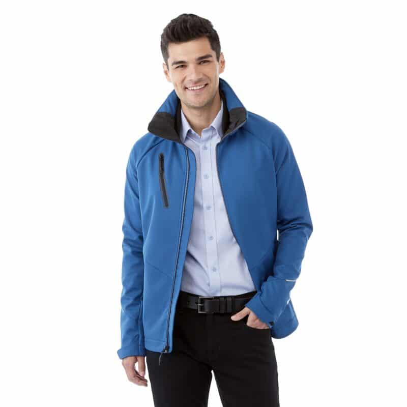Men's PEYTO Waterproof Softshell Jacket with Roll-Away Hood - 6