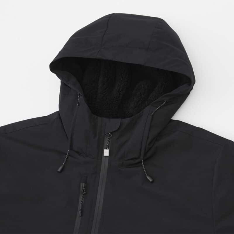 Men's Roots73 ROCKGLEN Eco Waterproof Insulated Sherpa Fleece Lined Jacket with Hood - 5