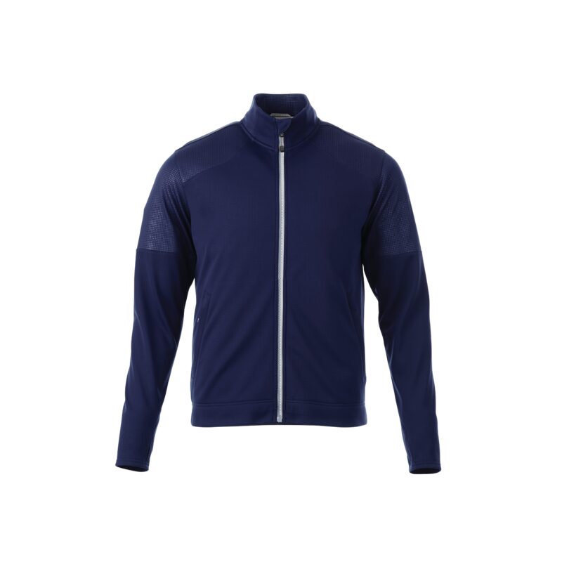 Men's SENGER Knit Full Zip Performance Jacket with Thumb Holes - 7