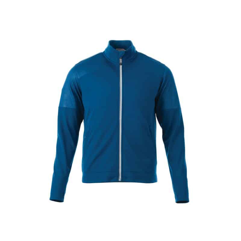 Men's SENGER Knit Full Zip Performance Jacket with Thumb Holes - 9