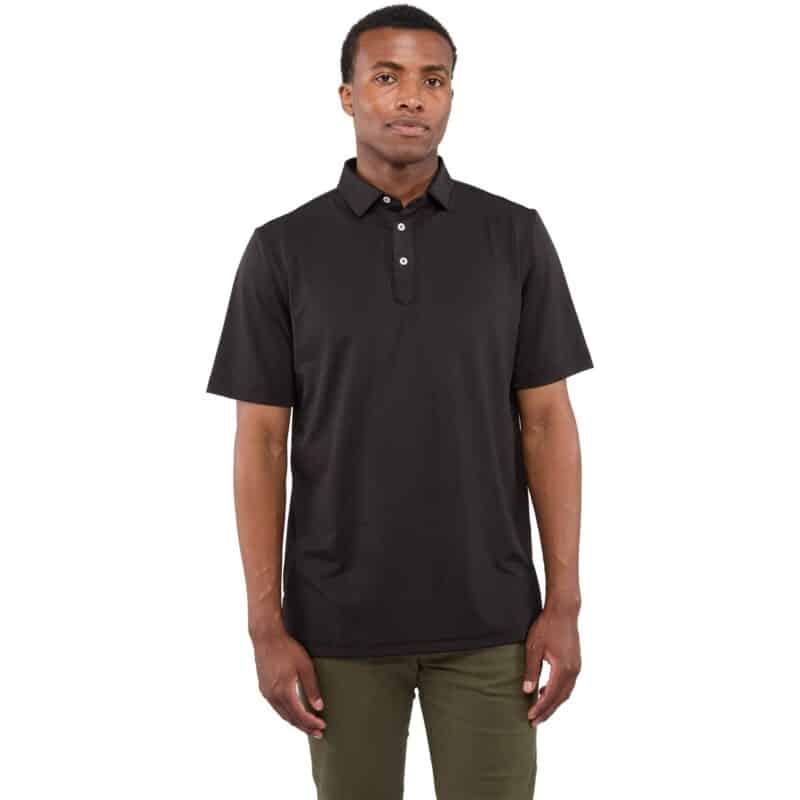 Men's STITCHr Solid Short Sleeve Pique Polo - 3