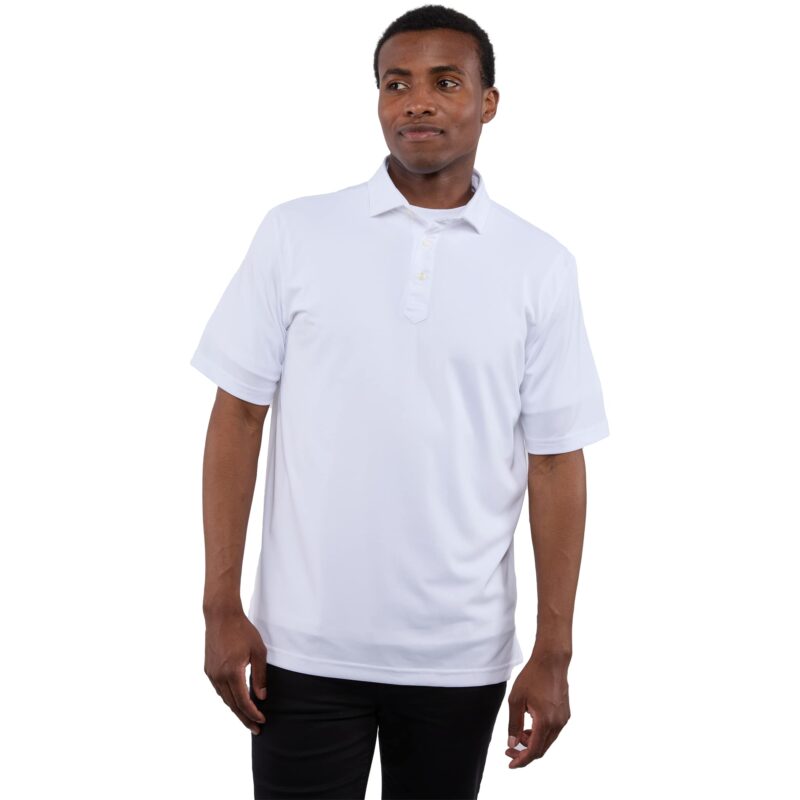 Men's STITCHr Solid Short Sleeve Pique Polo - 8