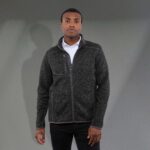 Men's TREMBLANT Sweater Knit Full Zip Jacket with Thumb Holes - 3