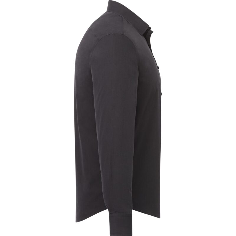 Men's UNTUCKit Black Stone Wrinkle-Free Long Sleeve Button Up Shirt - 6