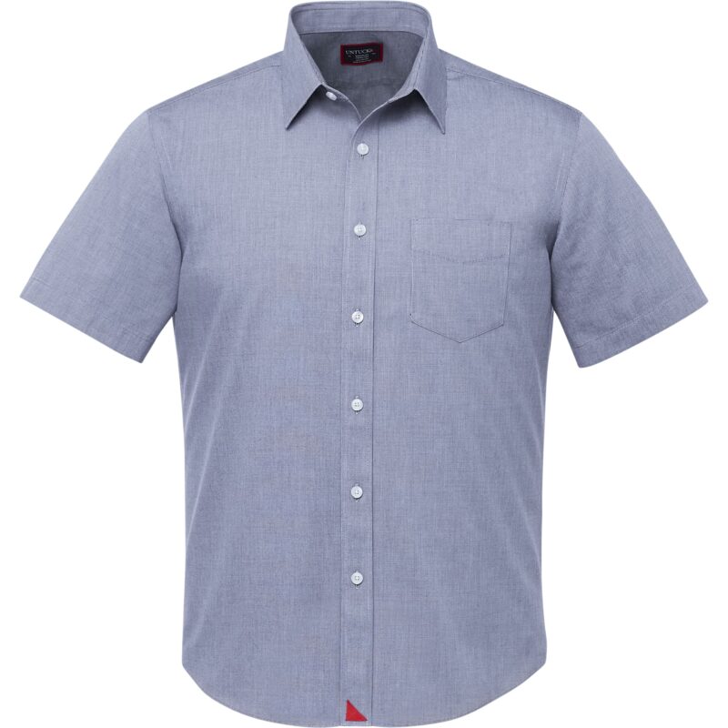 Men's UNTUCKit Petrus Wrinkle-Free Short Sleeve Button Up Shirt - 4