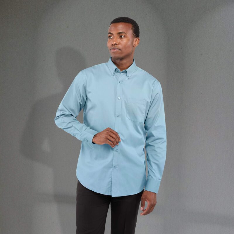 Men's WILSHIRE Long Sleeve Button Up Shirt - 6