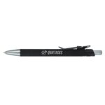 Metallic Recycled Aluminum Soft Touch Gel Pen - 2