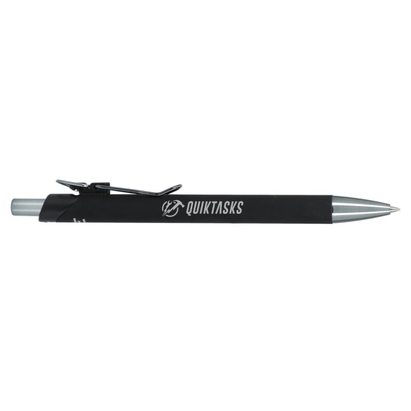 Metallic Recycled Aluminum Soft Touch Gel Pen - 3