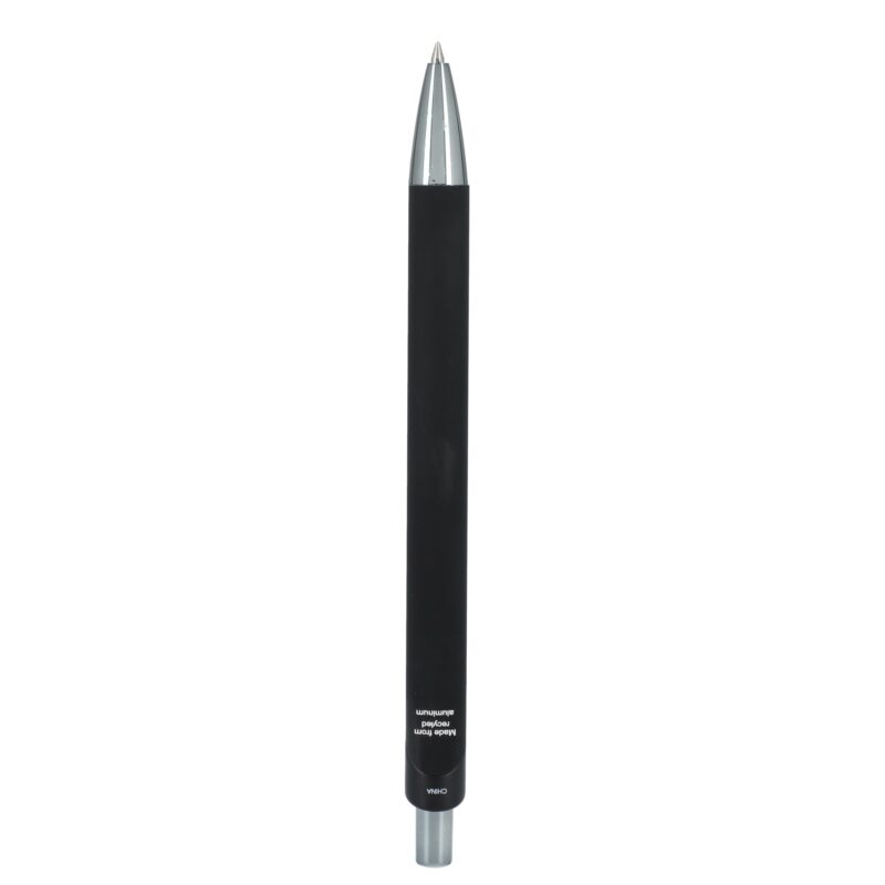 Metallic Recycled Aluminum Soft Touch Gel Pen - 4
