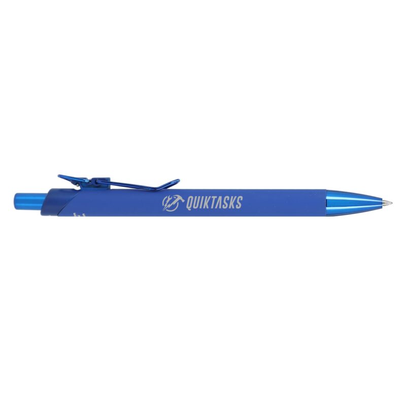 Metallic Recycled Aluminum Soft Touch Gel Pen - 9