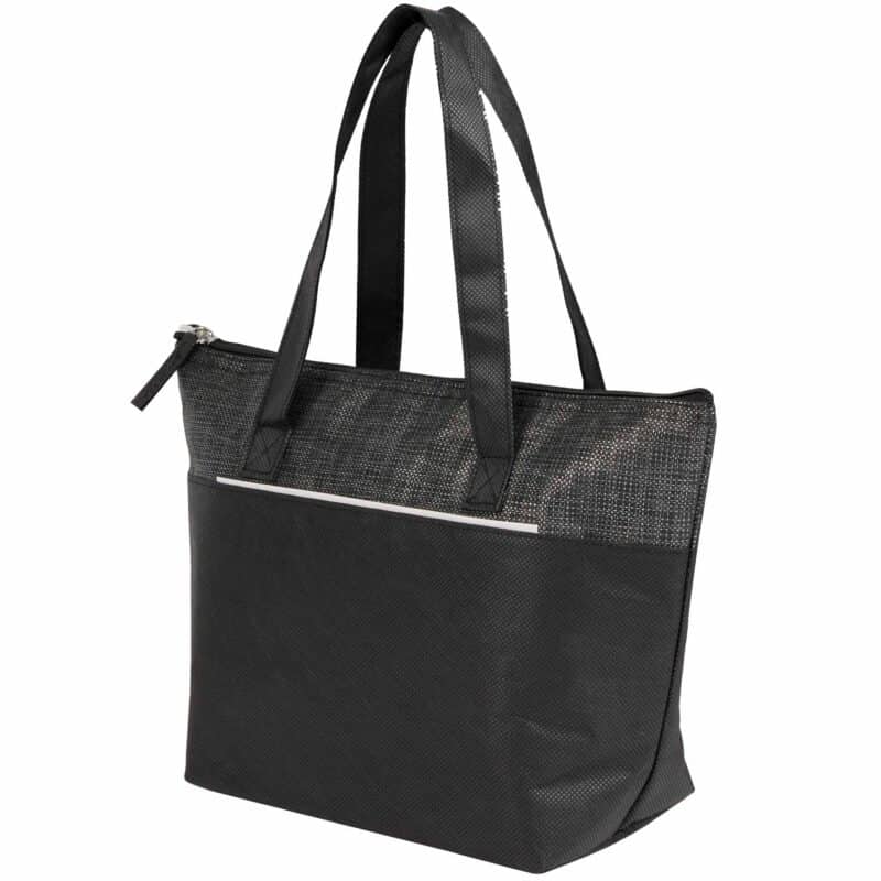 Mist Recycled 9-Can Non-Woven Tote Cooler - 3