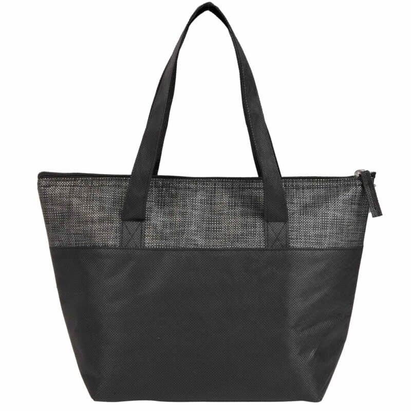 Mist Recycled 9-Can Non-Woven Tote Cooler - 5