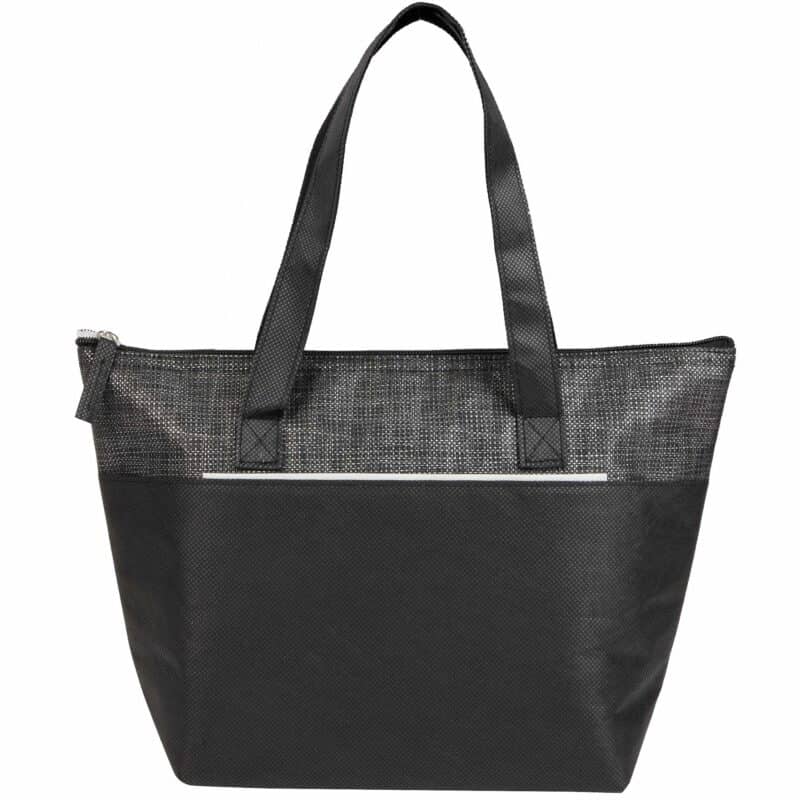 Mist Recycled 9-Can Non-Woven Tote Cooler - 6