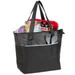 Mist Recycled 9-Can Non-Woven Tote Cooler - 7