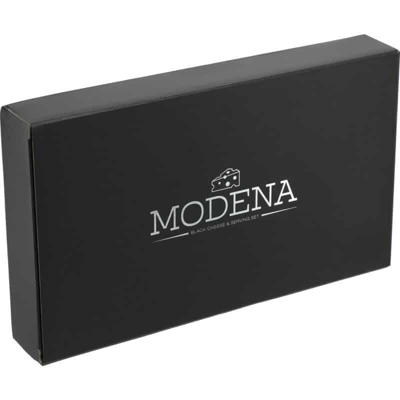Modena Black Cheese & Serving Set - 8