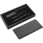 Modena Black Cheese & Serving Set - 9