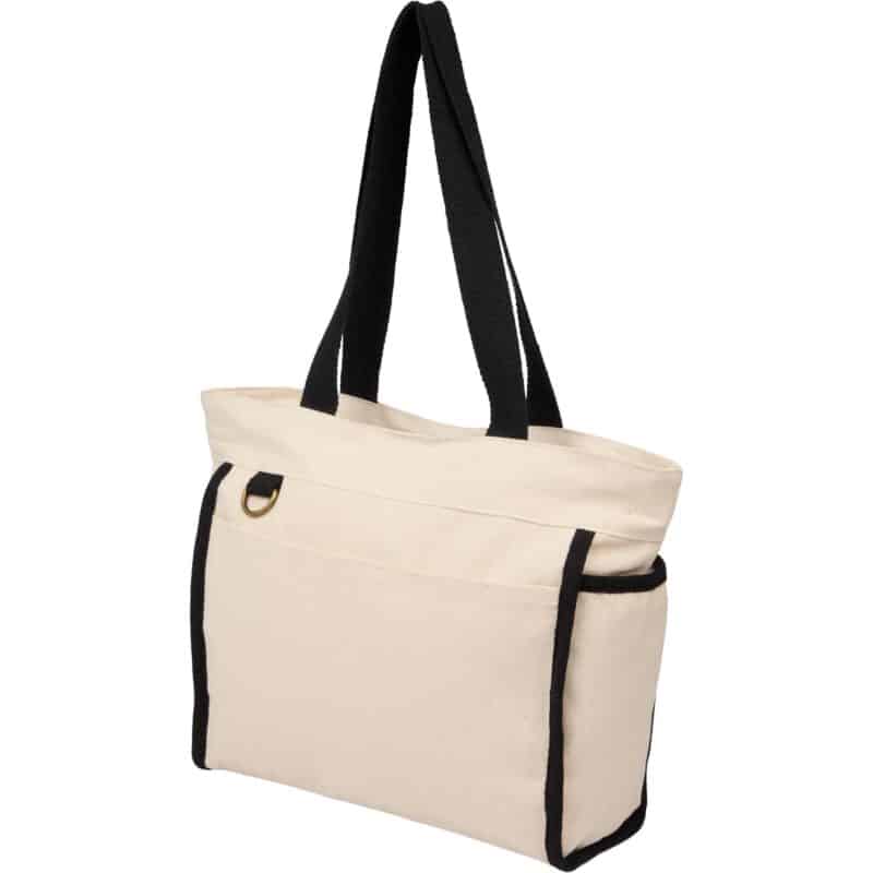 Organic 10oz Cotton Accent Tote - 4