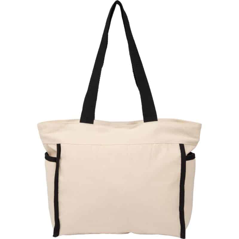 Organic 10oz Cotton Accent Tote - 5