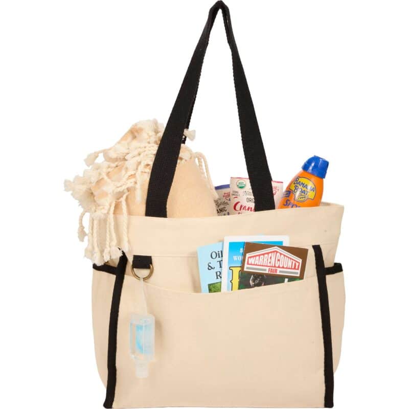 Organic 10oz Cotton Accent Tote - 7