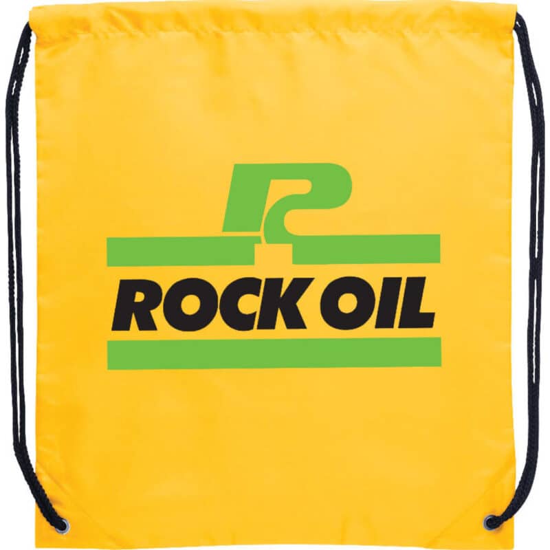 Oriole Polyester Drawstring Bag - 3