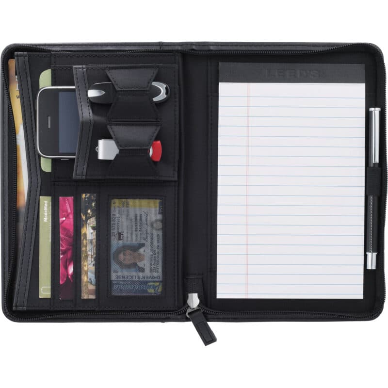 Pedova™ Jr. Zippered Padfolio with FSC® Mix Paper - 4