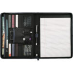 Pedova™ Zippered UltraHyde Padfolio with FSC® Mix Paper - 8
