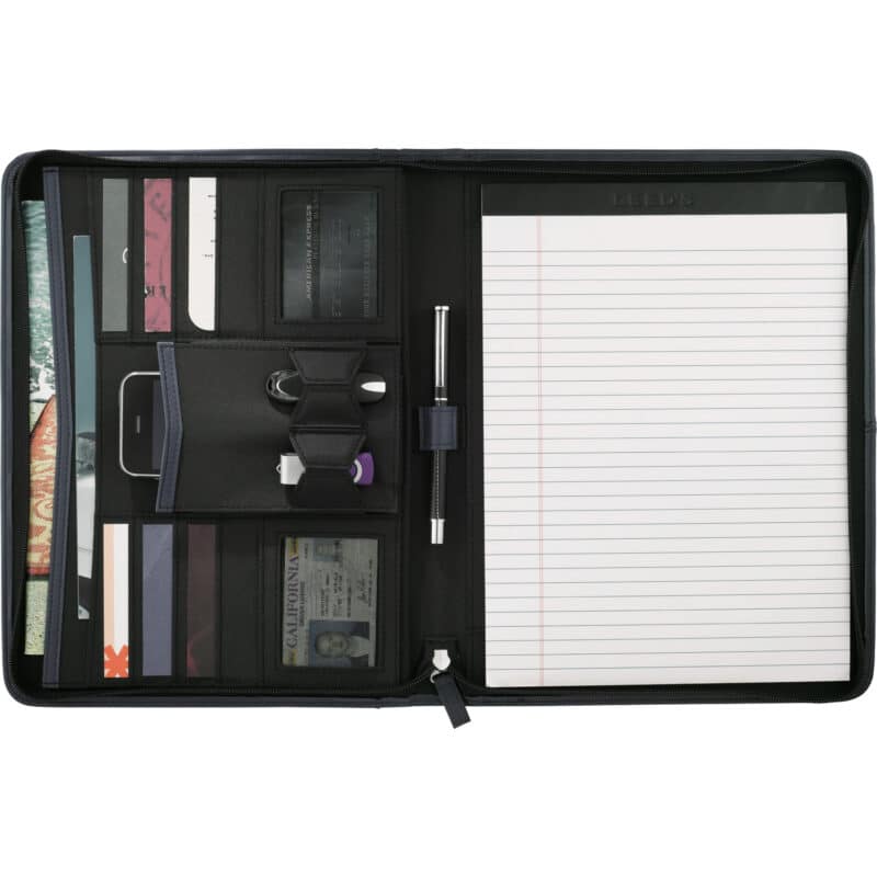 Pedova™ Zippered UltraHyde Padfolio with FSC® Mix Paper - 8