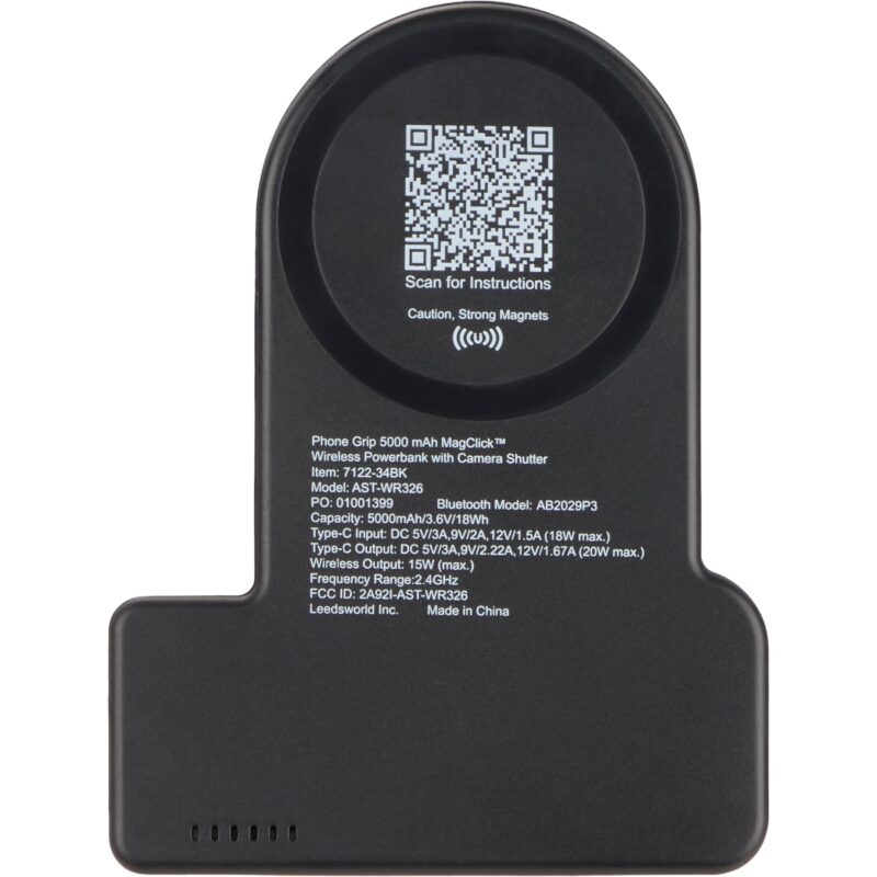 Phone Grip 5000 mAh MagClick™ Powerbank and Shutte - 4