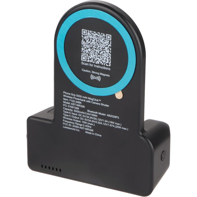 Phone Grip 5000 mAh MagClick™ Powerbank and Shutte - 5