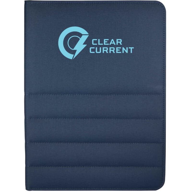 Puffer Zippered Padfolio with FSC® Recycled Paper - 2
