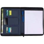 Puffer Zippered Padfolio with FSC® Recycled Paper - 3