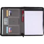 Puffer Zippered Padfolio with FSC® Recycled Paper - 5