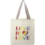 Rainbow Recycled 6oz Cotton Convention Tote - 3