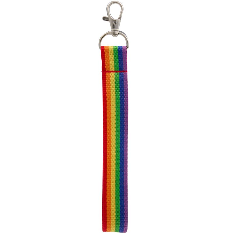 Rainbow Recycled Wrist Lanyard - 3