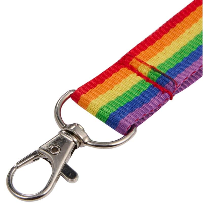 Rainbow Recycled Wrist Lanyard - 6