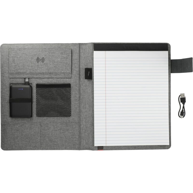 Reclaim rPET 5000 mAh Wireless Charging Writing Pad with FSC® Mix Paper - 9