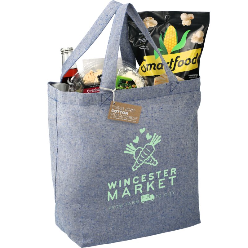Recycled 5oz Cotton Twill Grocery Tote - 2