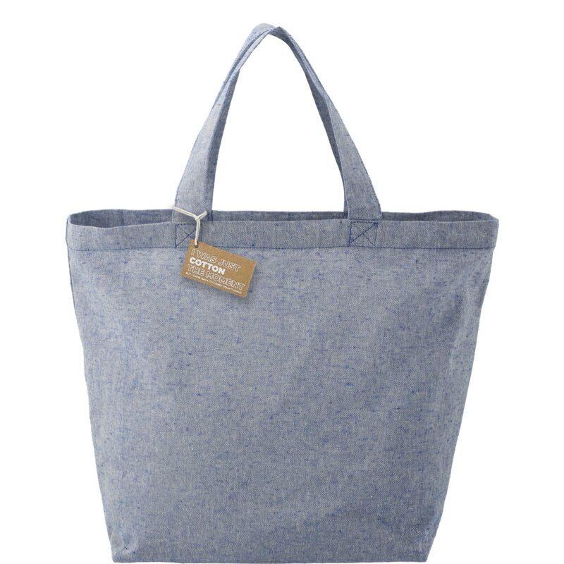 Recycled 5oz Cotton Twill Grocery Tote - 8