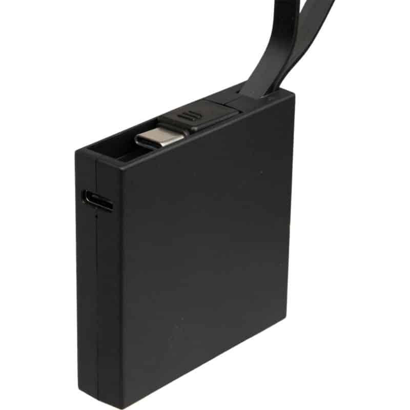 Recycled ABS 2000 mAh Power Bank with Type-C Cable - 9