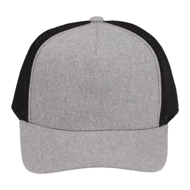 Recycled Cotton Canvas 5 Panel Mesh Back Ballcap - 2