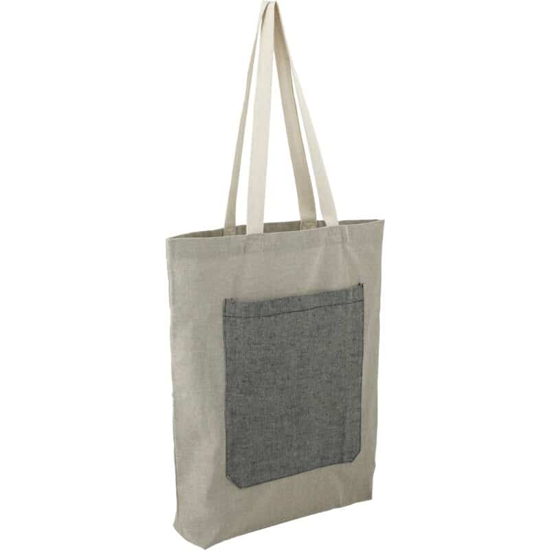 Recycled Cotton Pocket Tote - 5