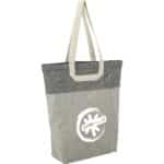 Recycled Cotton U-Handle Book Tote - 2